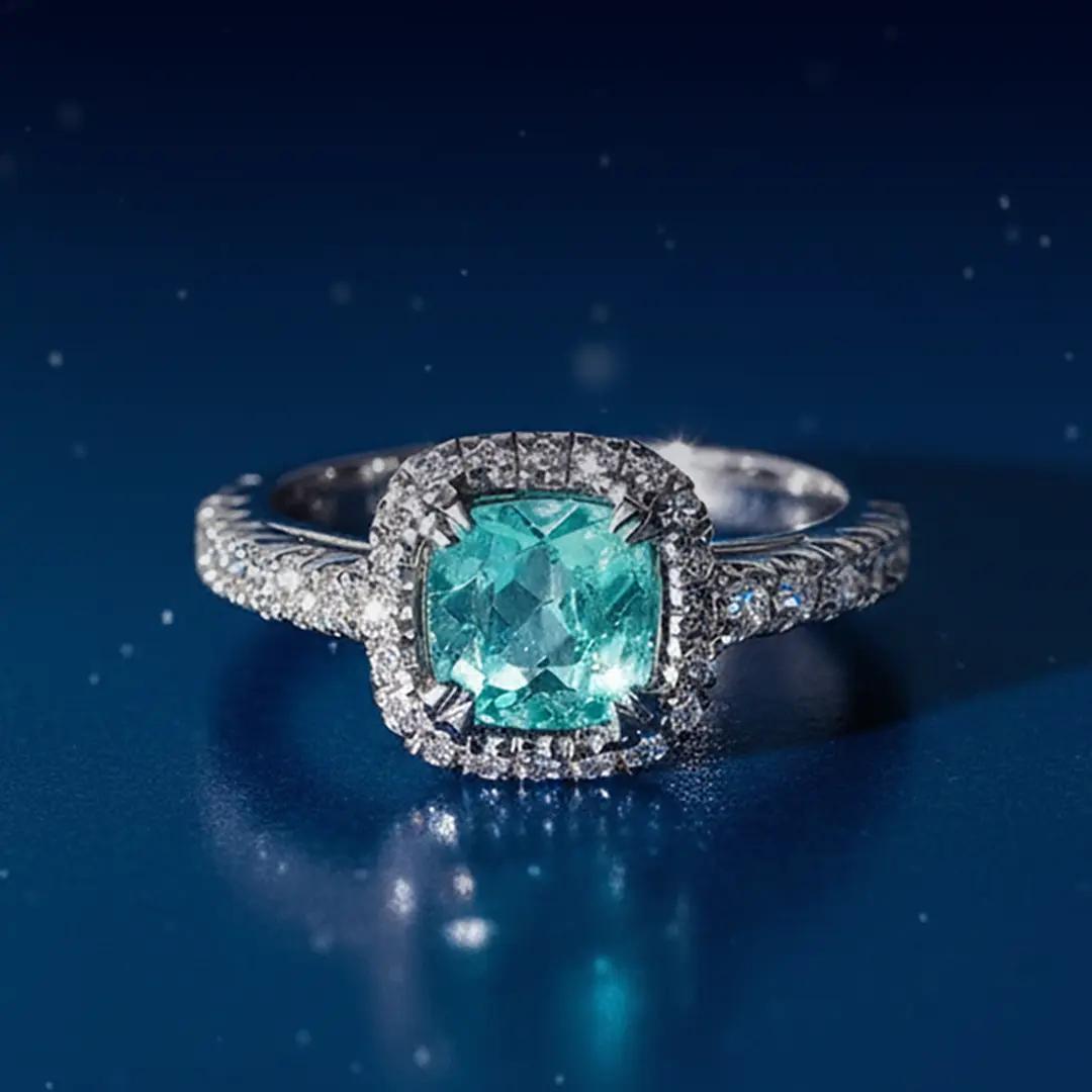 Кольцо с Турмалином PARAIBA