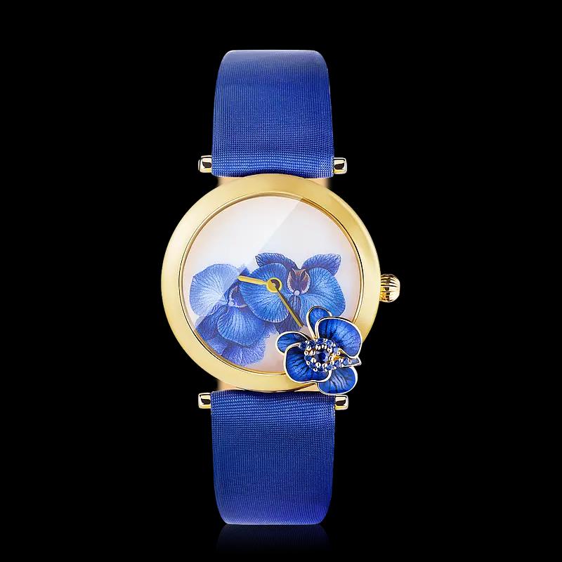 Часы Blue Orchids