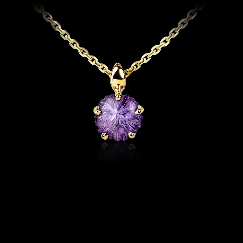 Подвеска с аметистом