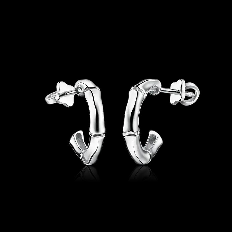 Серьги из белого золота