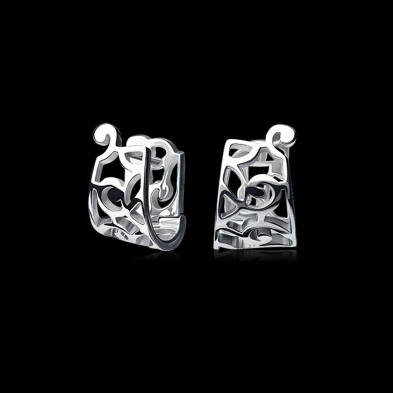 Серьги из белого золота