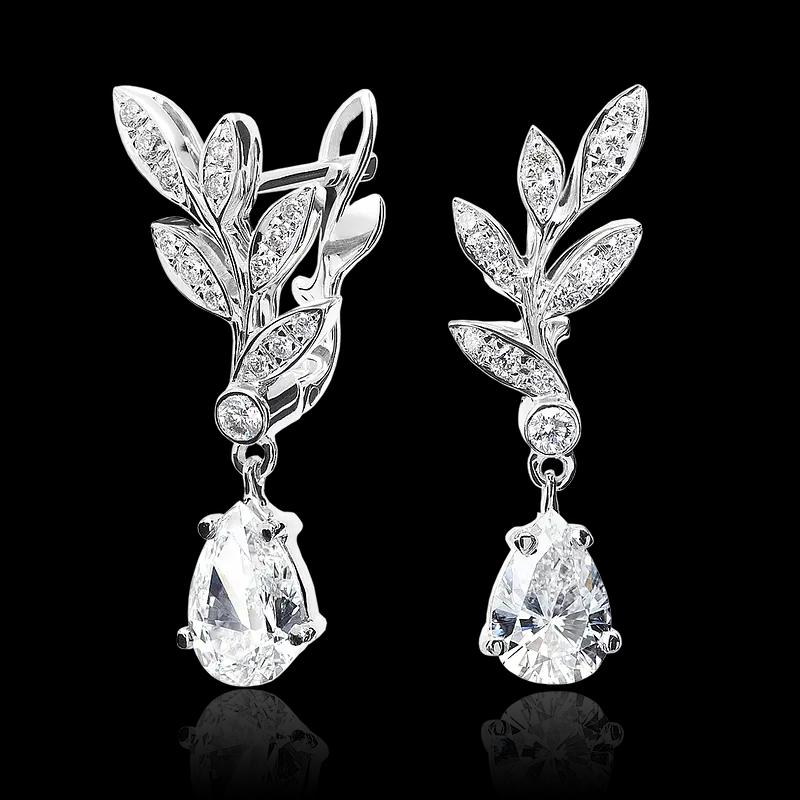 Серьги CANNES c бриллиантами