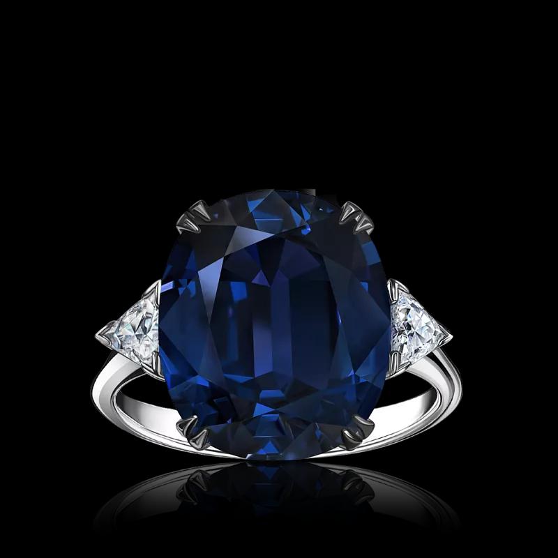 Кольцо с сапфиром