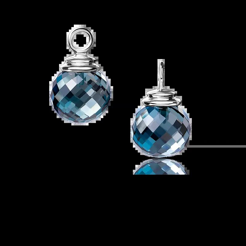 Подвесы CANDY с топазом London Blue
