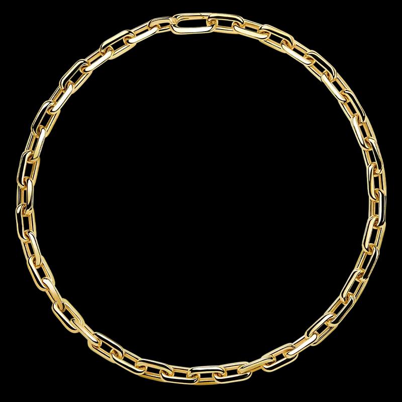 Колье из желтого золота