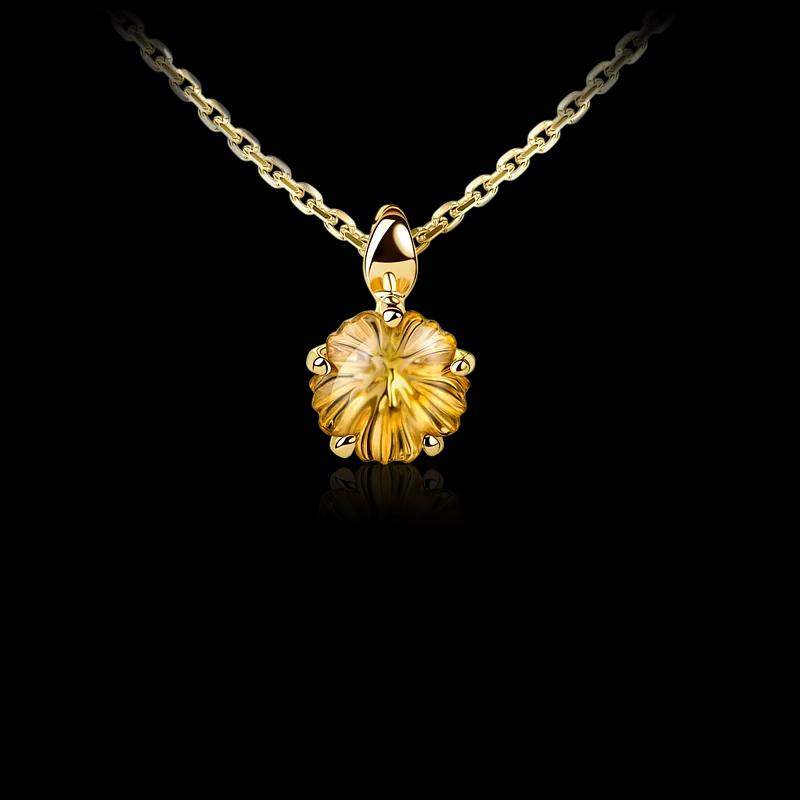 Подвеска с цитрином