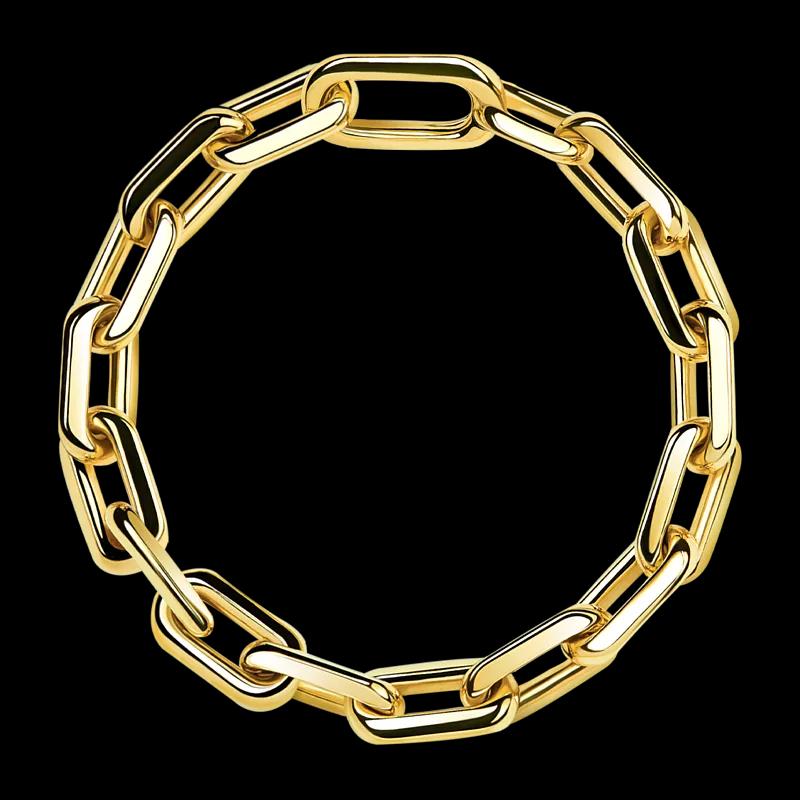 Браслет из желтого золота