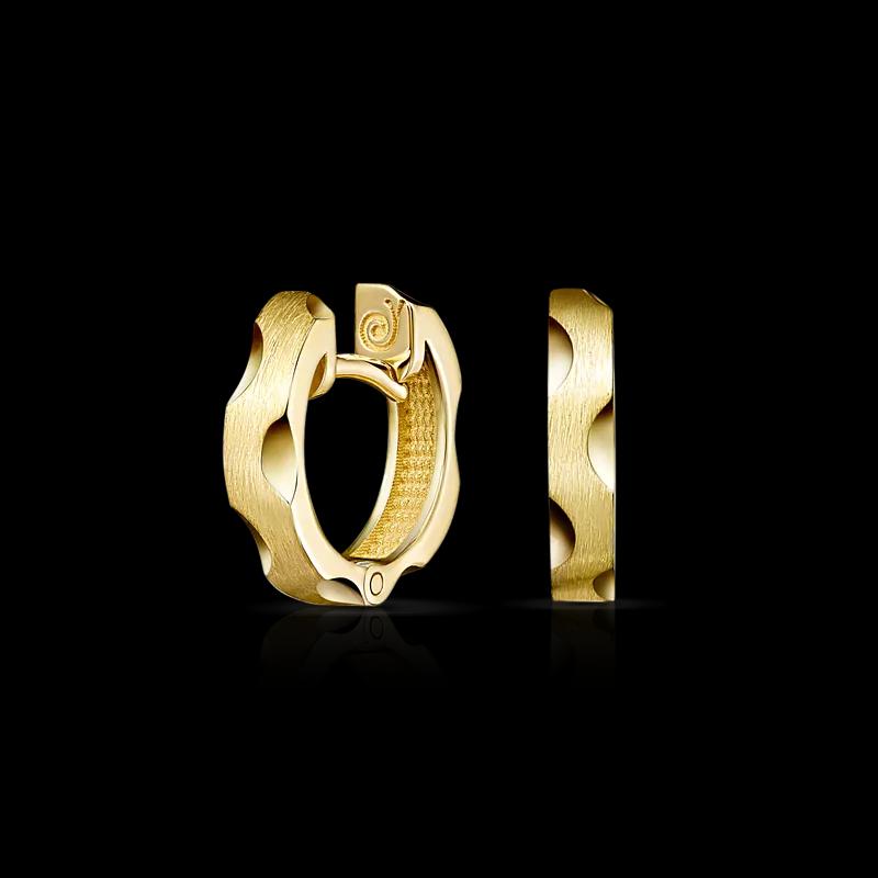 Серьги из желтого золота