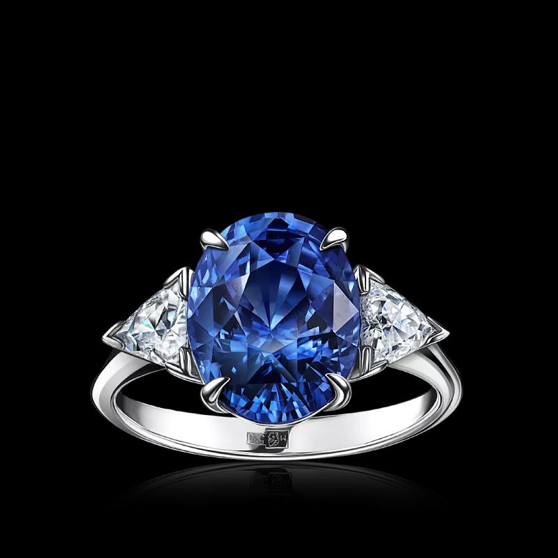 Кольцо с сапфиром