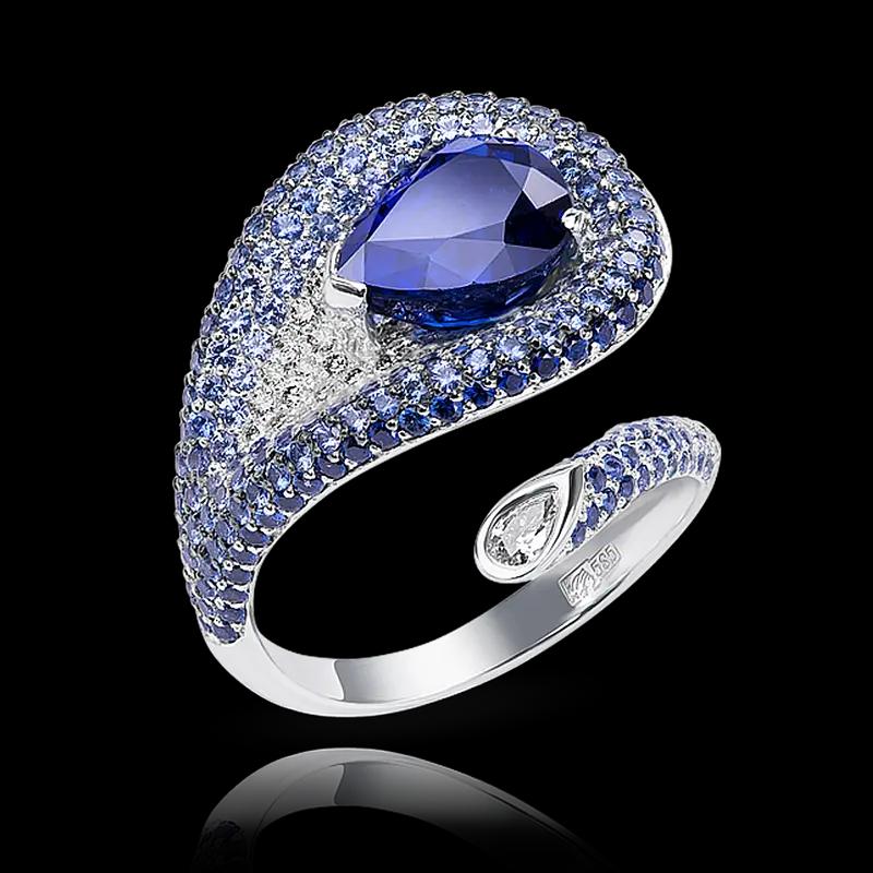 Кольцо с сапфиром ROYAL BLUE