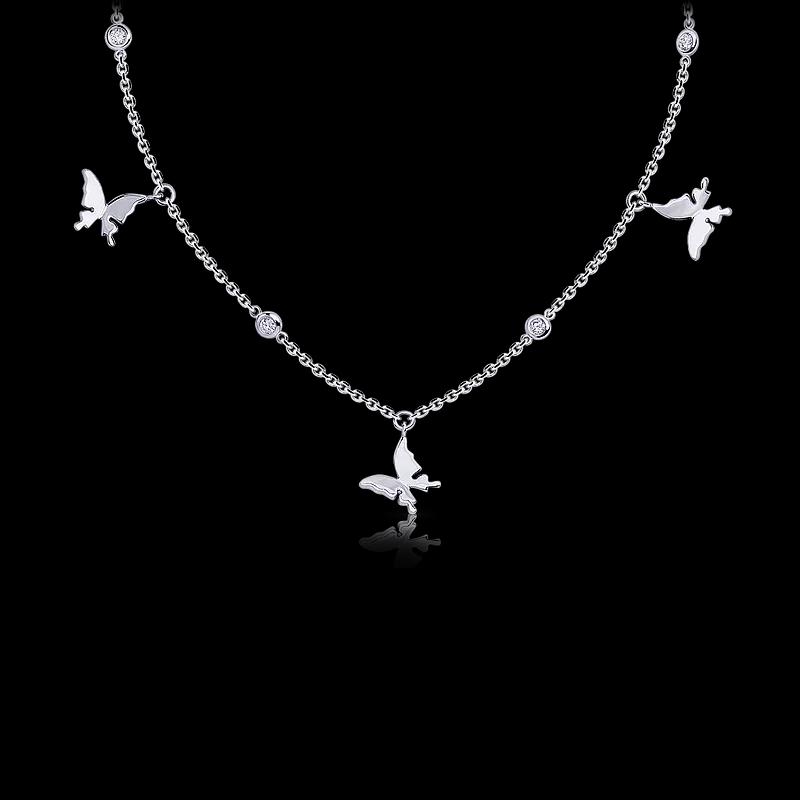 Колье BUTTERFLIES