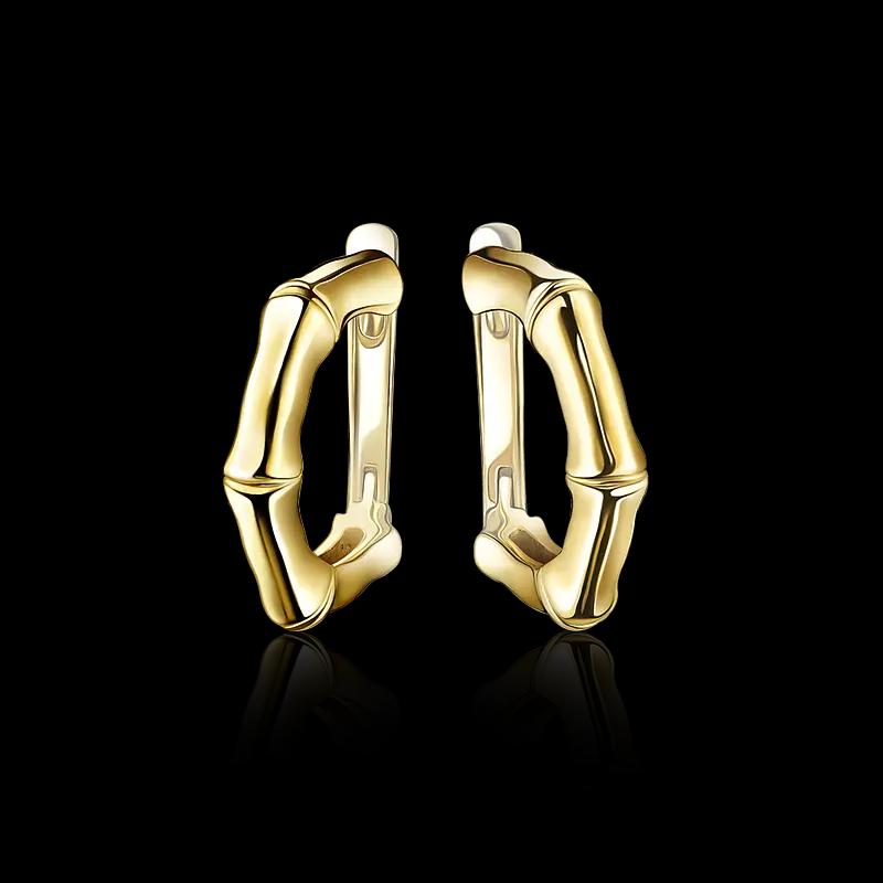 Серьги из желтого золота