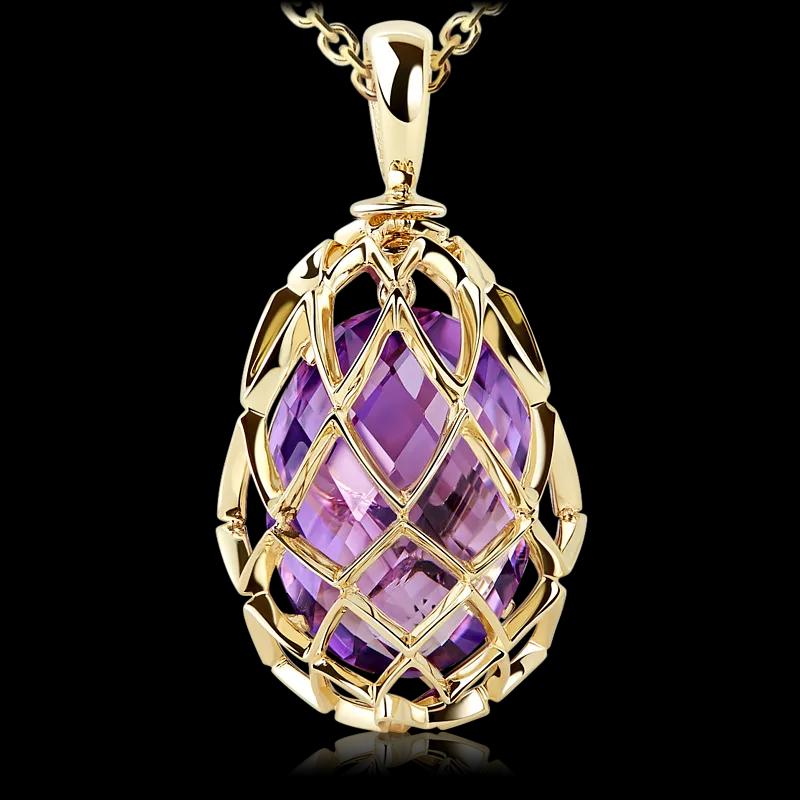 Подвеска с аметистом