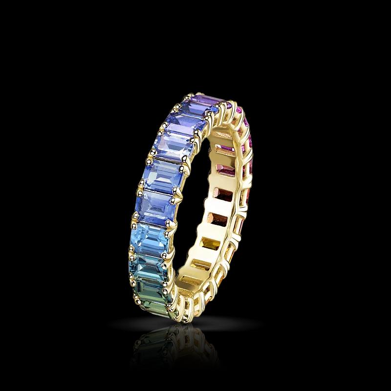 Кольцо с сапфирами