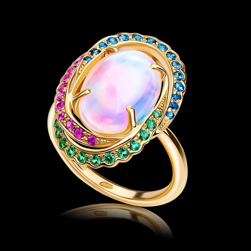 Кольцо c опалом