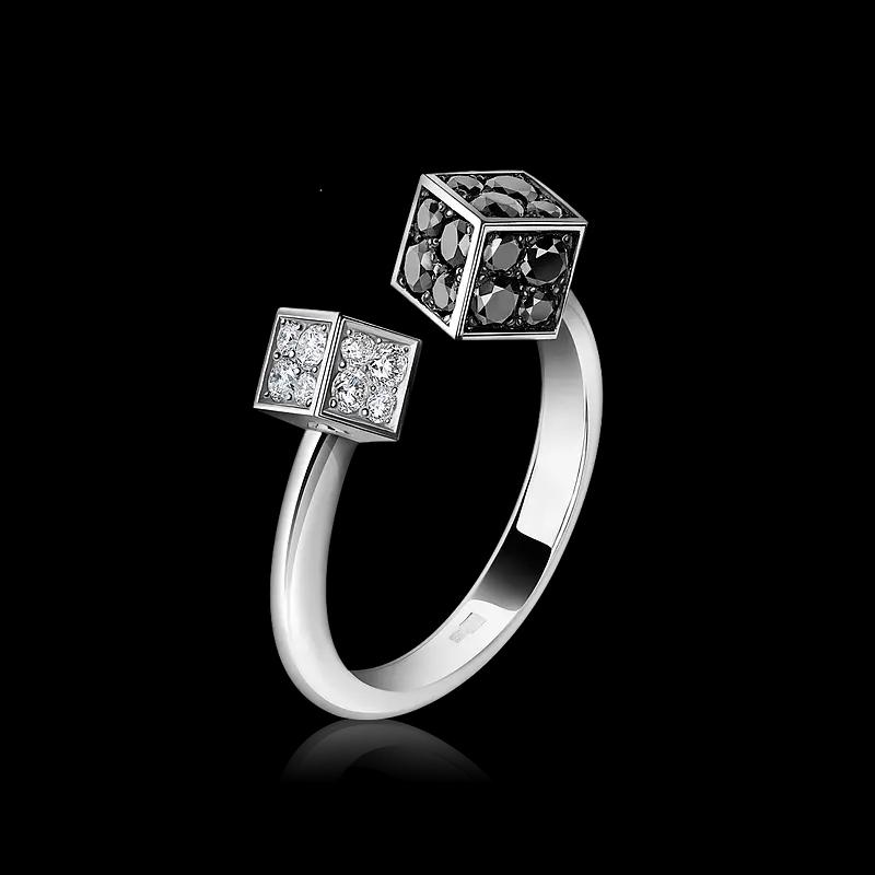 Кольцо CUBE c бриллиантами