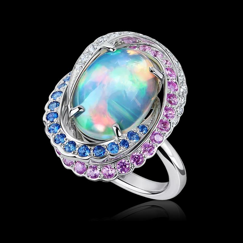 Кольцо c опалом