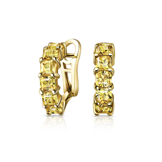 Серьги с желтыми сапфирами | artAuro
